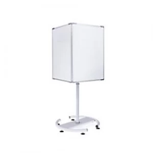 Image of Bi-Office Maya Magnetic Fixed 4 Sided Information Board System 650 x 910 mm