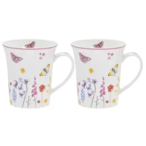Image of Butterfly Garden Mugs (Set of 2) by Lesser & Pavey