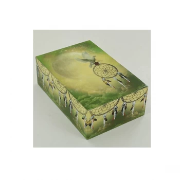 Image of Dreamcatcher Peace Wooden Storage Box