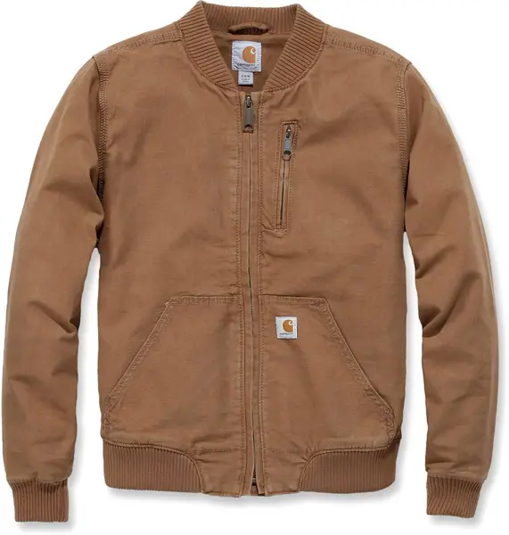 Image of Carhartt Crawford Womens Bomber Jacket, brown, Size S