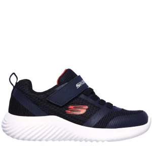 Image of Skechers Z Junior Boys Runners - Navy/Red