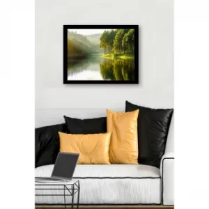 Image of SC0720 Multicolor Decorative Framed MDF Painting