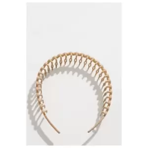Image of I Saw It First Zag Headband - Nude