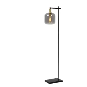 Image of Joanet Modern Floor Lamp - 1xE27 - Smoke Grey