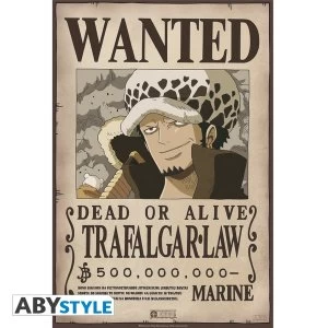 Image of One Piece - Wanted Trafalgar Law Poster