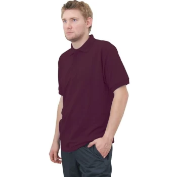 Image of Tuffsafe - Firenze 65/35 XL Burgundy Polo Shirt