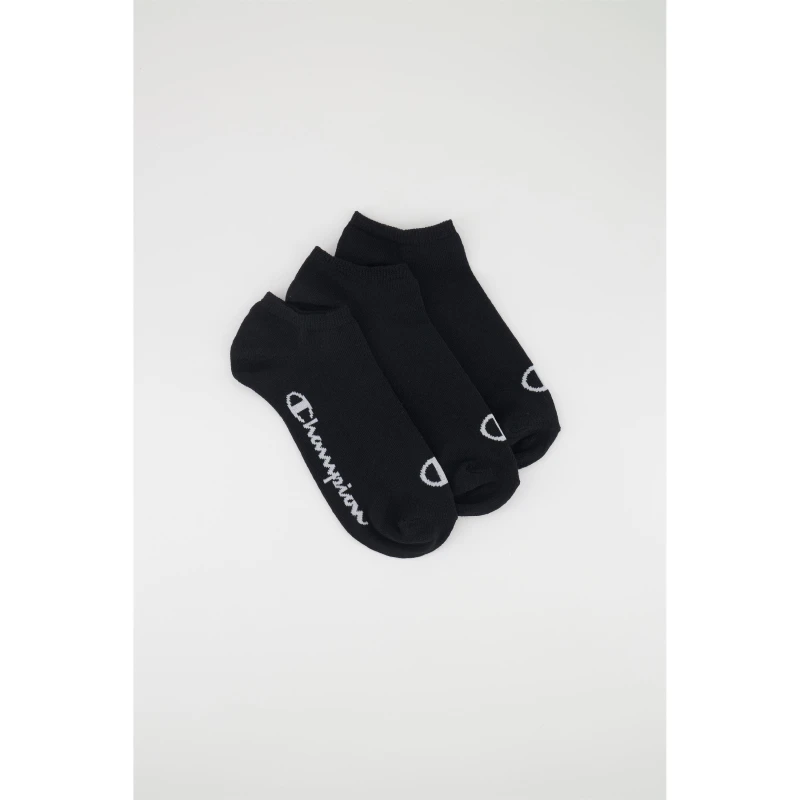 Image of Champion 3pk Snk Socks 99 - Black 6 - 12 Months
