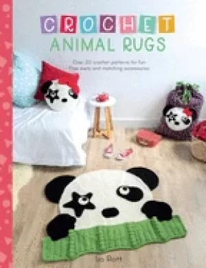 Image of crochet animal rugs over 20 crochet patterns for fun floor mats and matchin