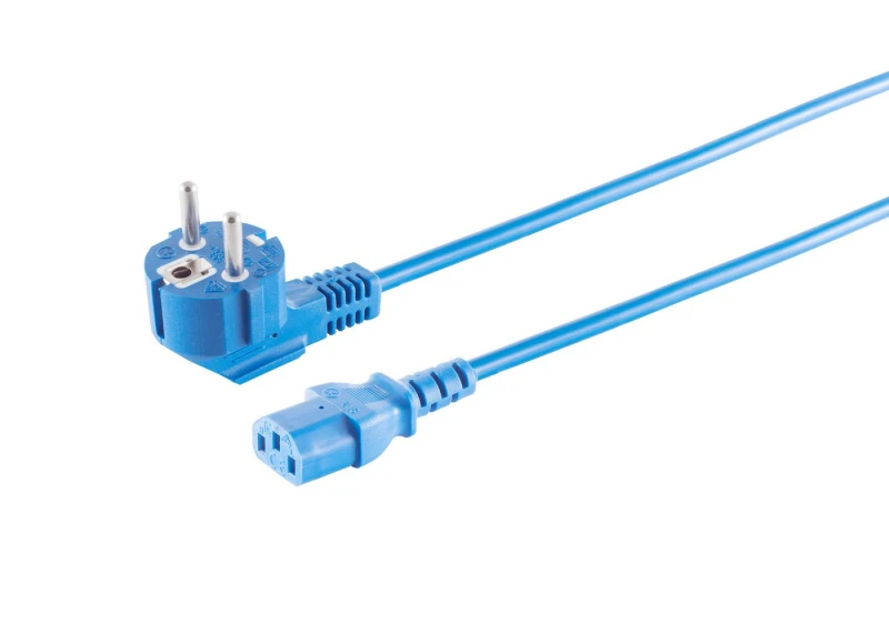 Image of Microconnect MC-SCHUANGC13180B power cable Blue 1.8 m Power plug type