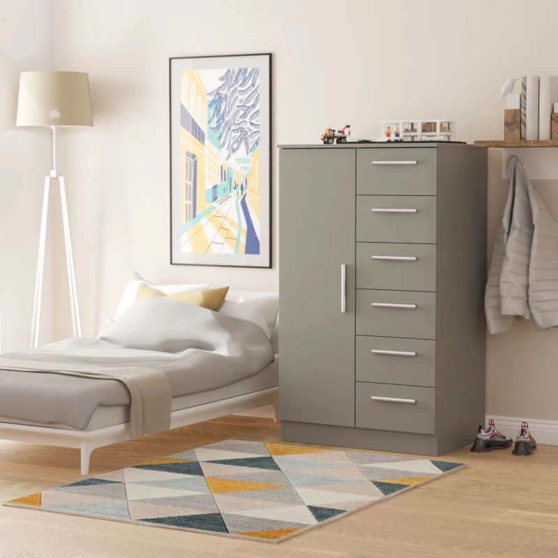 Image of Studio Contrast Childs Wardrobe Wardrobes Large Grey 40103802140