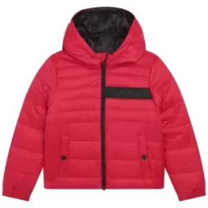 Image of Boss Reversible Padded Jacket - Red