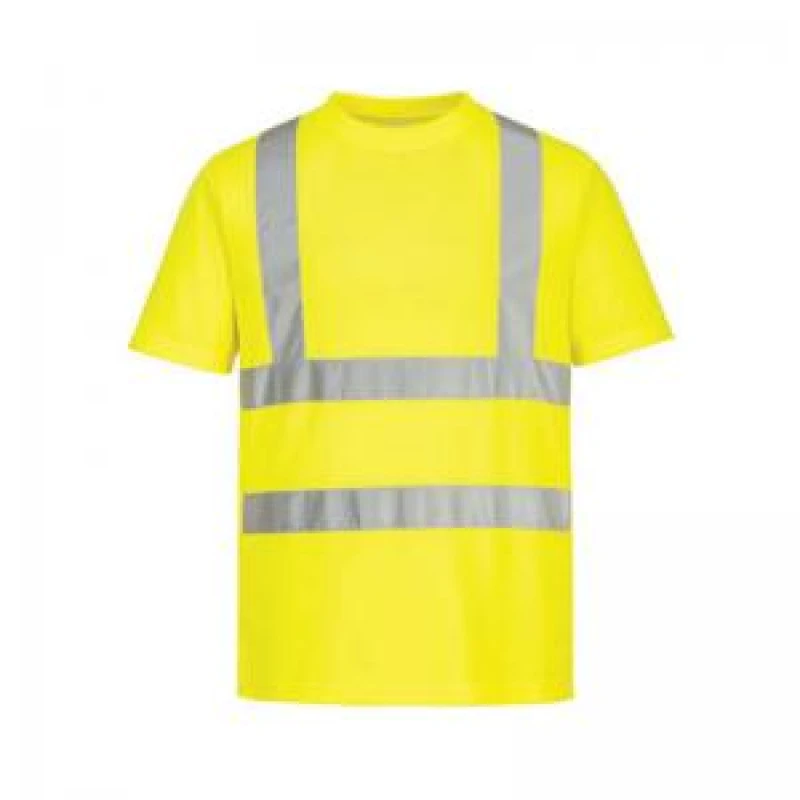 Image of Portwest Eco Hi Vis T Shirts Multi Pack EC12YER4XL Colour: Yellow