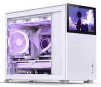 Image of Jonsbo D31 Standard Screen Micro-ATX PC Case - White, Tempered Glass