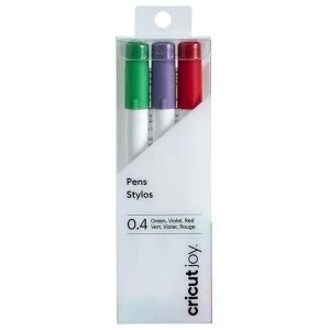 Image of Cricut Joy Fine Point Pen Set Red, Green, Violet Set of 3