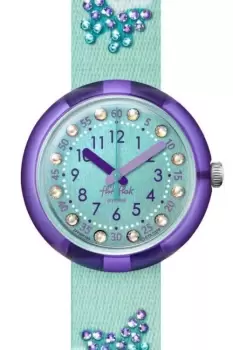 Image of Childrens Flik Flak Sparkling Butterfly Shine Bright Watch FPNP100