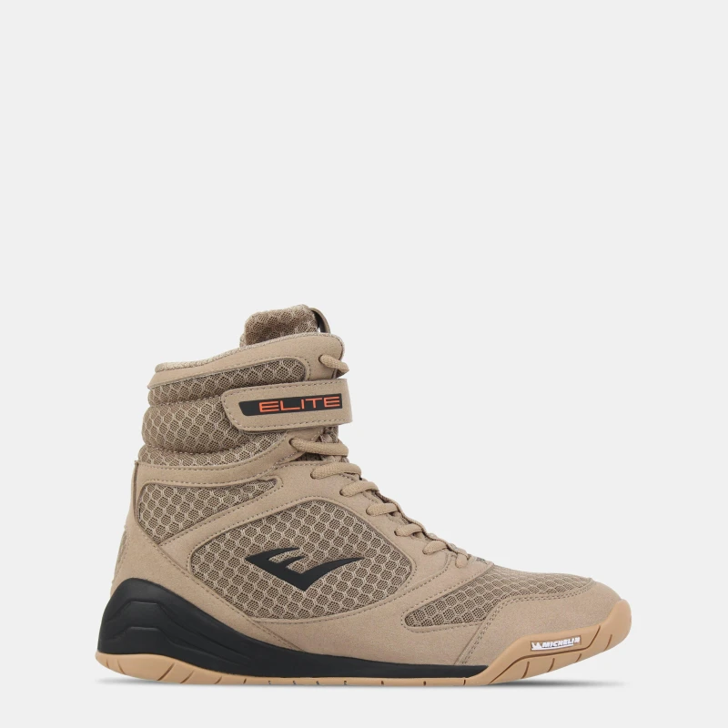 Image of Everlast Pro Elite Boxing Boots Mens Beige male 7 (41)
