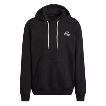 Image of adidas Comfy Fleece Hoodie Mens - Black
