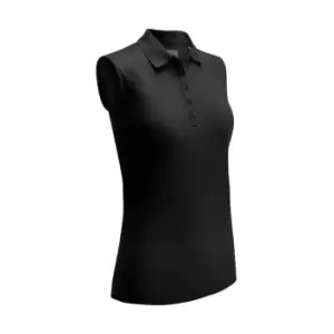 Image of Callaway Sleeveless Knit Polo Shirt Ladies - Black