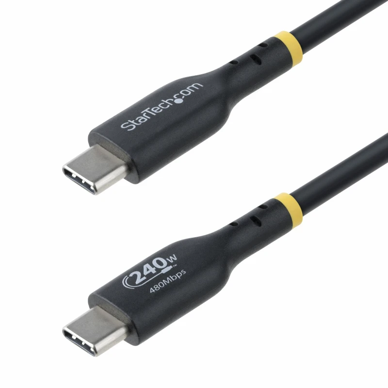 Image of StarTech.com USB-C Charging Cable, 240W PD Black 4m USB2EPR4M