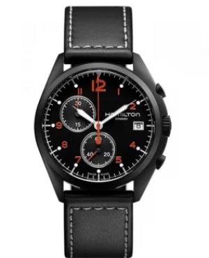 Image of Hamilton Khaki Aviation Pilot Pioneer Chrono Quartz Mens Watch H76582733 H76582733