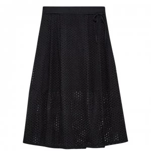 Image of Jack Wills Oakleigh Lace Midi Skirt - Black