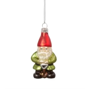 Image of Garden Gnome Shaped Bauble