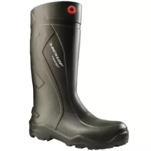 Image of Dunlop Adults Unisex Purofort Plus Wellies (10 UK) (Green) - Green