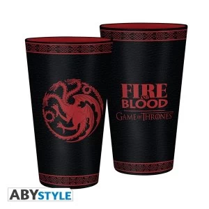 Image of Game Of Thrones - Targaryen Large Glass