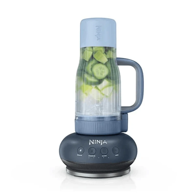 Image of Ninja BlendBoss DB351UKCY Tumbler Blender - Cyberspace, Silver/Grey,Blue 622356377010