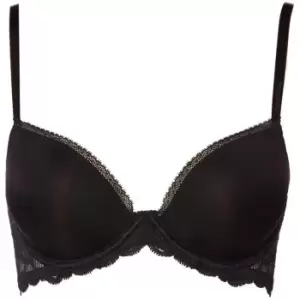 Image of Calvin Klein Seductive comfort with lace demi multiway bra - Black