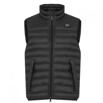 Image of Paul And Shark Sport Padded Gilet - Black 011