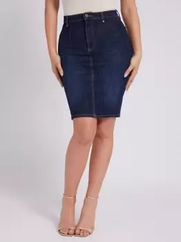 Image of Guess Longuette Denim Skirt