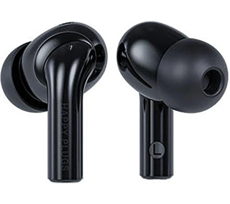 Image of HAPPY PLUGS Joy Pro Wireless Bluetooth Noise Cancelling Earbuds - Black 7319922326130