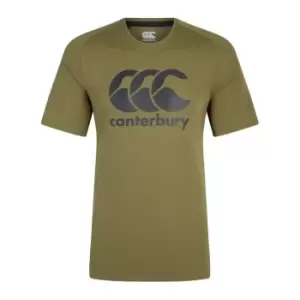 Image of Canterbury Large Logo T-Shirt Mens - Green