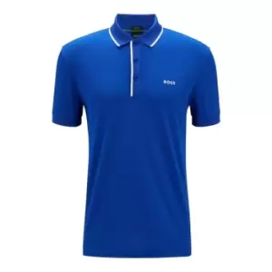 Image of Boss Tech Polo Shirt - Blue