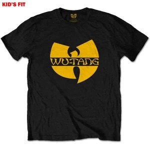 Image of Wu-Tang Clan - Logo Kids 5 - 6 Years T-Shirt - Black