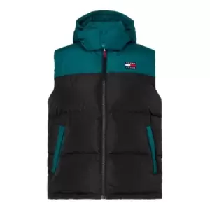 Image of Tommy Jeans Tjm Color Block Alaska Vest - Black