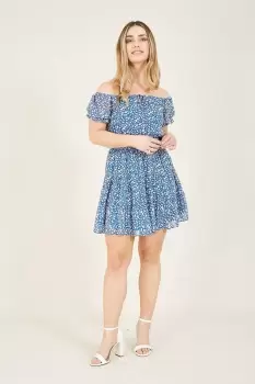 Image of Floral 'Enya' Skater Dress