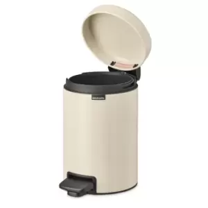 Image of Brabantia newIcon Pedal Bin 3 Litre Soft Beige