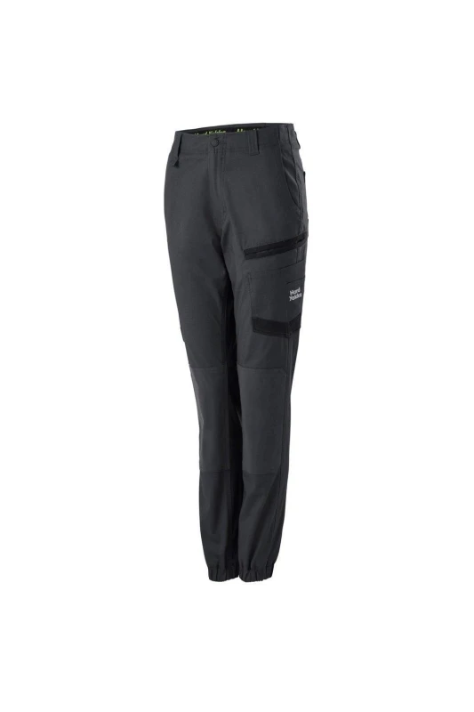 Image of Hard Yakka Womens Raptor Cuffed Pant - Black 8