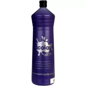 Image of AM600/27 Artmix Ready-mix Paint 600ml - Purple - Scola