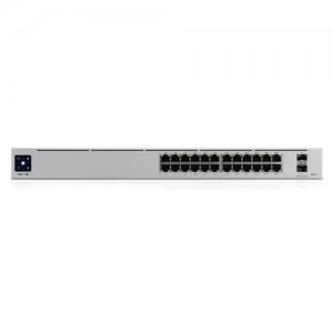 Image of Ubiquiti Networks UniFi Pro 24-Port PoE Managed L2/L3 Gigabit Ethernet (10/100/1000) Silver 1U Power over Ethernet (PoE)