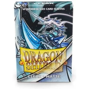 Image of Dragon Shield Matte Clear Japanese size Card Sleeves - 60 Sleeves