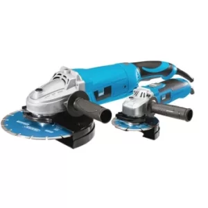 Image of Draper Storm Force&amp;#174; 230V Angle Grinder Set, 115mm and 230mm (2 Piece)