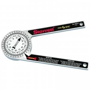 Image of Starrett 505A Pro Site Aluminium Protractor 175mm