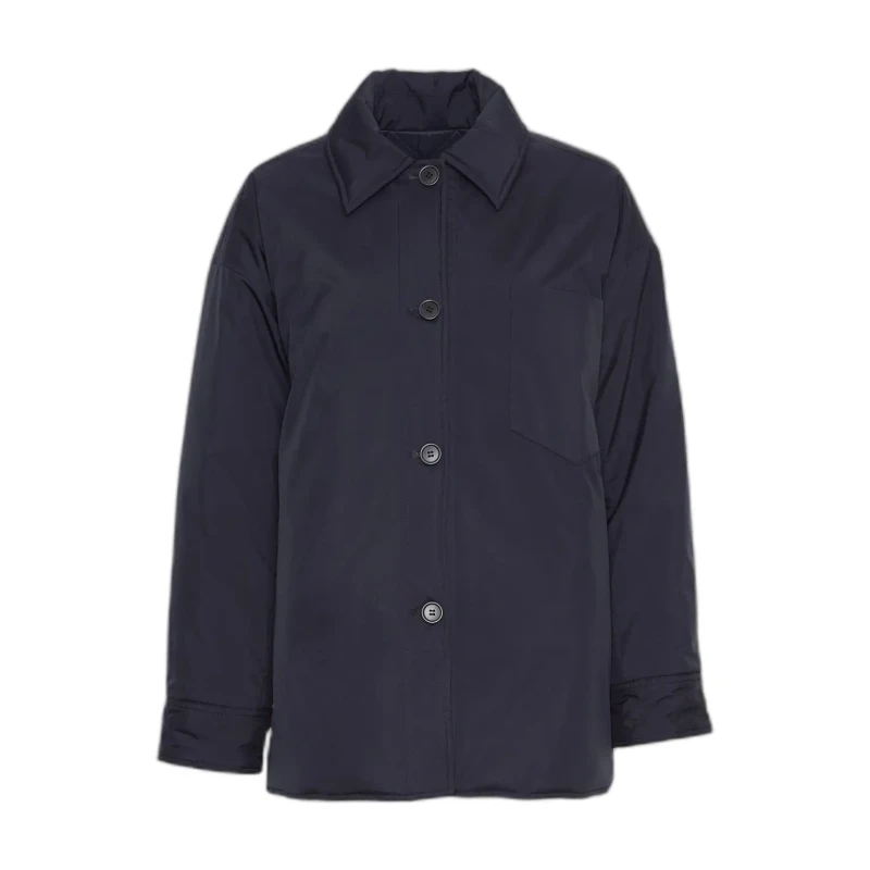 Image of moss copenhagen Womens reversible jacket Moss Copenhagen Melli Bleu Female M/L