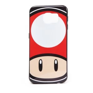 Image of Nintendo - Toad Mushroom Face Samsung S6 Phone Cover
