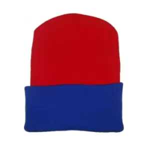 Image of Carta Sport ZZ Bronx Beanie (One Size) (Red/Blue)