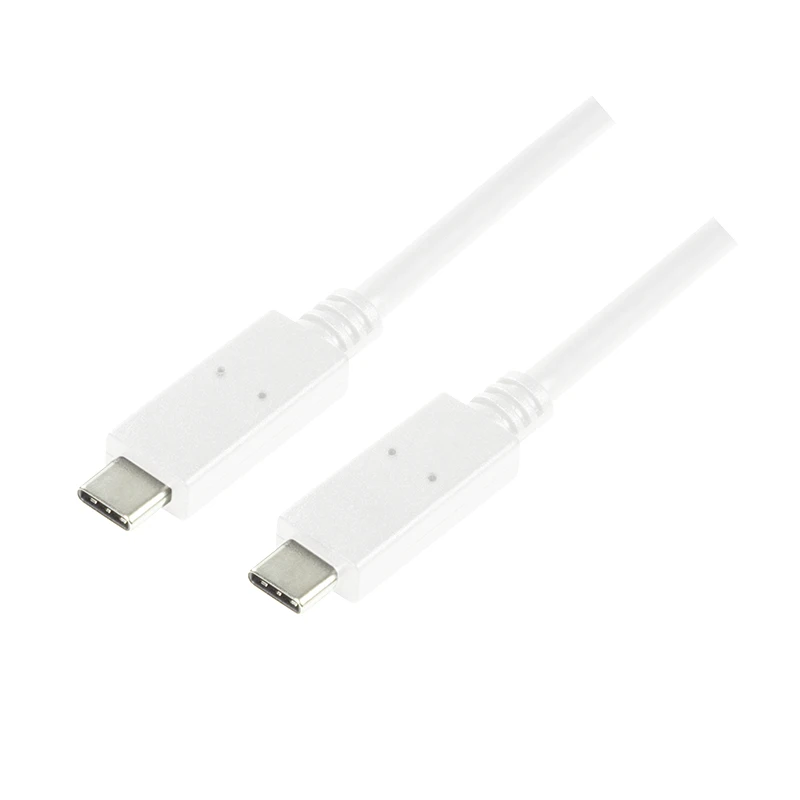 Image of LogiLink CU0131 USB cable USB 3.2 Gen 2 (3.1 Gen 2) 1m USB C White