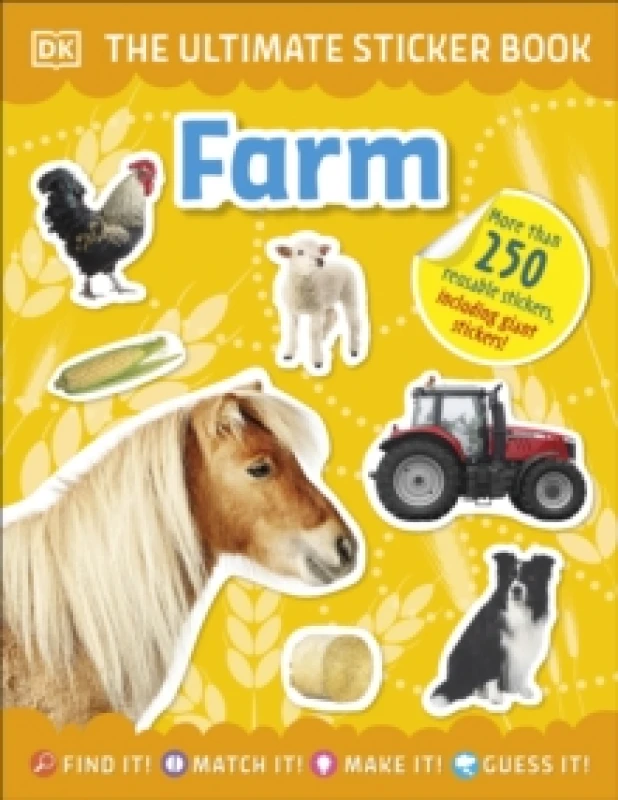 Image of Ultimate Sticker Book Farm Paperback / softback
